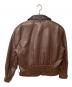 GIORGIO ARMANI (ジョルジョアルマーニ) レザーブルゾン ブラウン×ブラック サイズ:Free：20000円