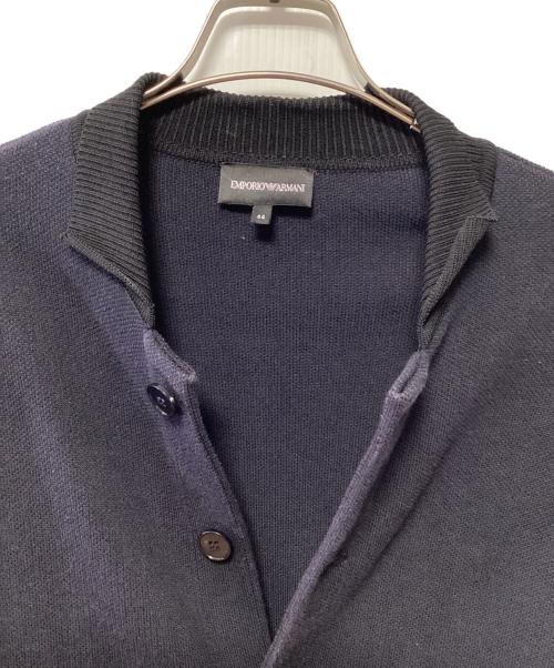 EMPORIO ARMANI（エンポリオ アルマーニ）EMPORIO ARMANI (エンポリオ アルマーニ) ニットカーディガン ネイビー サイズ:44の古着・服飾アイテム