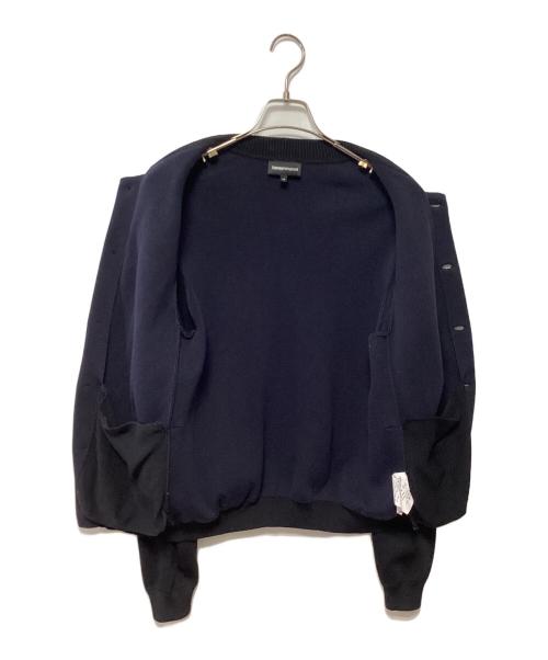 EMPORIO ARMANI（エンポリオ アルマーニ）EMPORIO ARMANI (エンポリオ アルマーニ) ニットカーディガン ネイビー サイズ:44の古着・服飾アイテム