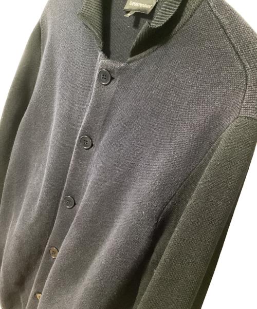 EMPORIO ARMANI（エンポリオ アルマーニ）EMPORIO ARMANI (エンポリオ アルマーニ) ニットカーディガン ネイビー サイズ:44の古着・服飾アイテム