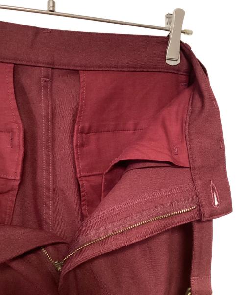 MR.OLIVE（ミスターオリーブ）MR.OLIVE (ミスターオリーブ) テーパードパンツ ボルドー サイズ:Sの古着・服飾アイテム