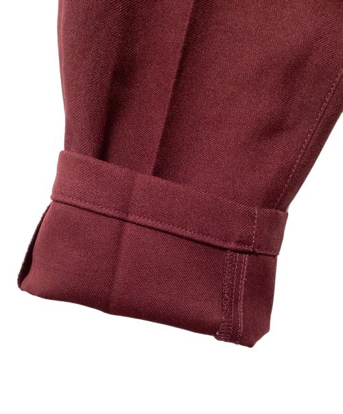MR.OLIVE（ミスターオリーブ）MR.OLIVE (ミスターオリーブ) テーパードパンツ ボルドー サイズ:Sの古着・服飾アイテム