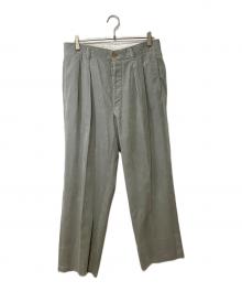 MAATEE&SONS（マーティーアンドサンズ）の古着「コーデュロイパンツ」｜ライトグレー