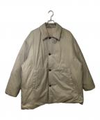 Graphpaperグラフペーパー）の古着「PERTEX QUANTUM AIR Bal Collar Down Coat」｜ベージュ