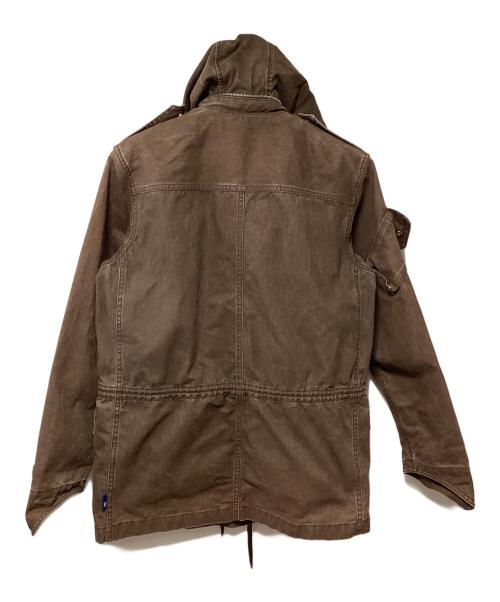 R.NEWBOLD（アールニューボールド）R.NEWBOLD (アールニューボールド) 00's ライナー付ミリタリーコート ブラウン サイズ:Mの古着・服飾アイテム