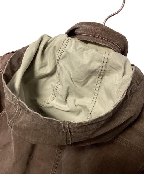 R.NEWBOLD（アールニューボールド）R.NEWBOLD (アールニューボールド) 00's ライナー付ミリタリーコート ブラウン サイズ:Mの古着・服飾アイテム