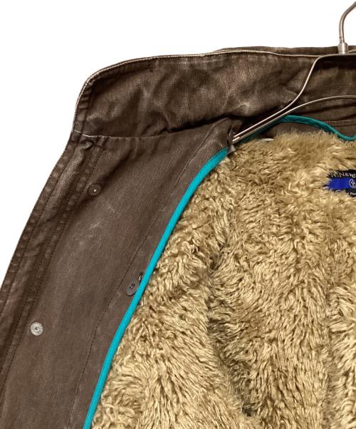 R.NEWBOLD（アールニューボールド）R.NEWBOLD (アールニューボールド) 00's ライナー付ミリタリーコート ブラウン サイズ:Mの古着・服飾アイテム