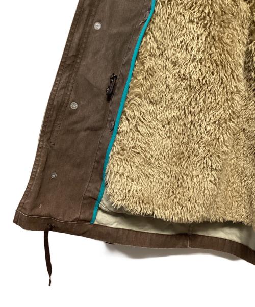 R.NEWBOLD（アールニューボールド）R.NEWBOLD (アールニューボールド) 00's ライナー付ミリタリーコート ブラウン サイズ:Mの古着・服飾アイテム