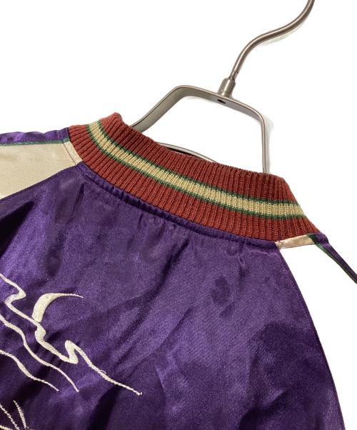 東洋TAILOR（トウヨウテイラー）東洋TAILOR (トウヨウテイラー) スカジャン ブラック×パープル サイズ:Mの古着・服飾アイテム