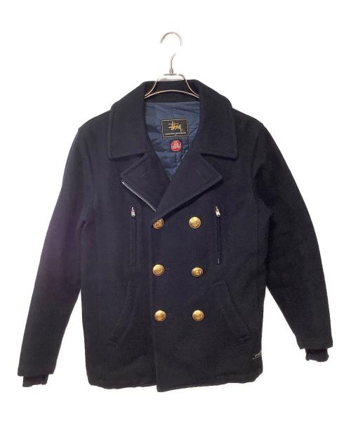 stussy（ステューシー）stussy (ステューシー) Pコート ネイビー サイズ:Mの古着・服飾アイテム