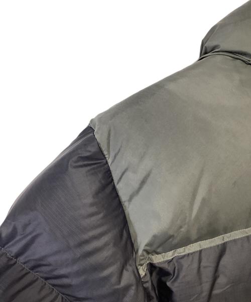 THE NORTH FACE（ザ ノース フェイス）THE NORTH FACE (ザ ノース フェイス) ヌプシジャケット ブラック×カーキ サイズ:Mの古着・服飾アイテム