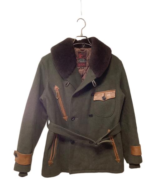 BUZZ RICKSON'S（バズリクソンズ）BUZZ RICKSON'S (バズリクソンズ) ウールジャケット カーキ×ブラウン サイズ:36の古着・服飾アイテム
