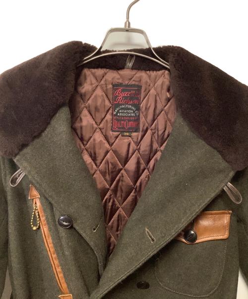 BUZZ RICKSON'S（バズリクソンズ）BUZZ RICKSON'S (バズリクソンズ) ウールジャケット カーキ×ブラウン サイズ:36の古着・服飾アイテム
