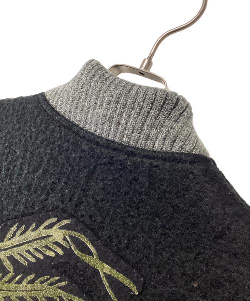 H.R.MARKET（ハリウッドランチマーケッド）H.R.MARKET (ハリウッドランチマーケッド) スタジャン ブラック×グレー サイズ:2の古着・服飾アイテム