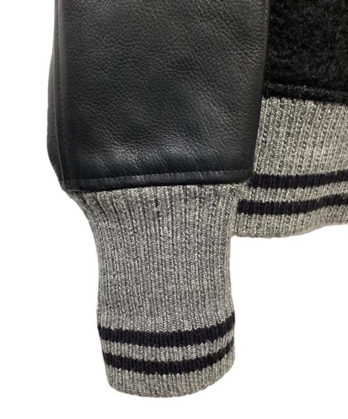 H.R.MARKET（ハリウッドランチマーケッド）H.R.MARKET (ハリウッドランチマーケッド) スタジャン ブラック×グレー サイズ:2の古着・服飾アイテム
