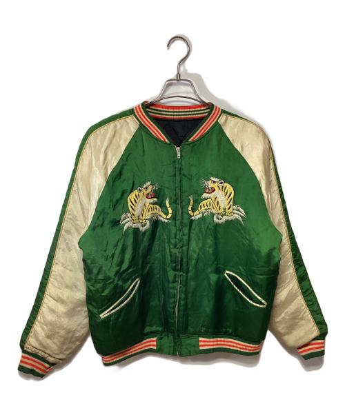 SILVER STONE（シルバーストーン）SILVER STONE (シルバーストーン) スタジャン グリーン サイズ:40の古着・服飾アイテム