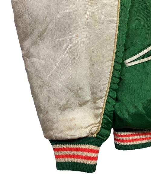 SILVER STONE（シルバーストーン）SILVER STONE (シルバーストーン) スタジャン グリーン サイズ:40の古着・服飾アイテム