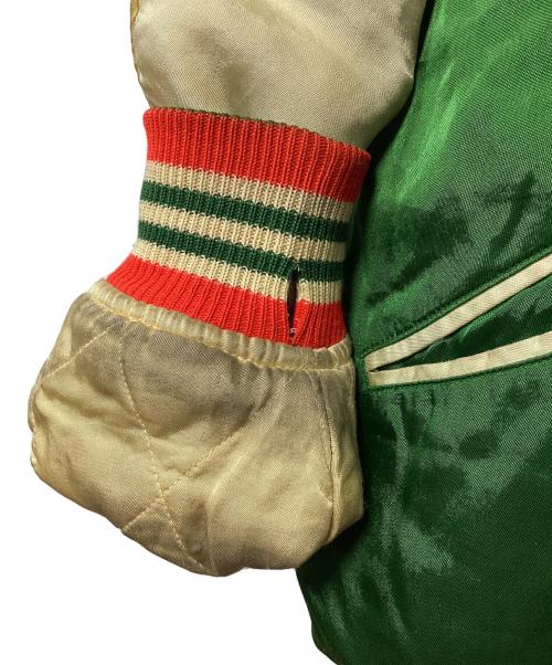 SILVER STONE（シルバーストーン）SILVER STONE (シルバーストーン) スタジャン グリーン サイズ:40の古着・服飾アイテム