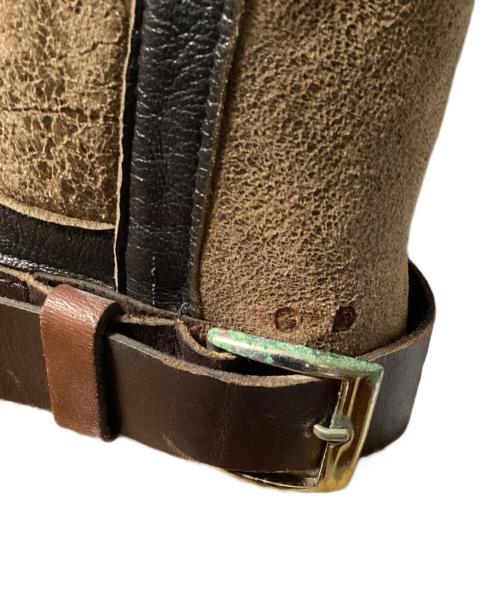 Golden Bear（ゴールデンベア）Golden Bear (ゴールデンベア) ムートンジャケット ブラウン×ベージュ サイズ:38の古着・服飾アイテム