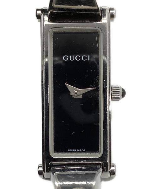 GUCCI（グッチ）GUCCI (グッチ) リストウォッチ ブラックの古着・服飾アイテム