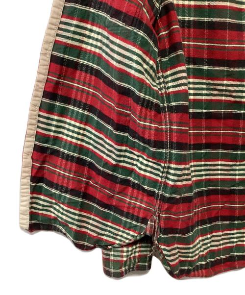 RRL（ダブルアールエル）RRL (ダブルアールエル) 長袖シャツ レッド×グリーン サイズ:Sの古着・服飾アイテム