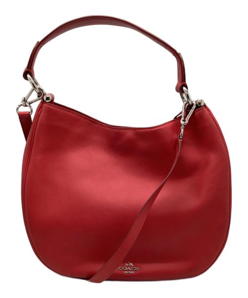 COACH（コーチ）COACH (コーチ) 2WAYバッグ レッドの古着・服飾アイテム