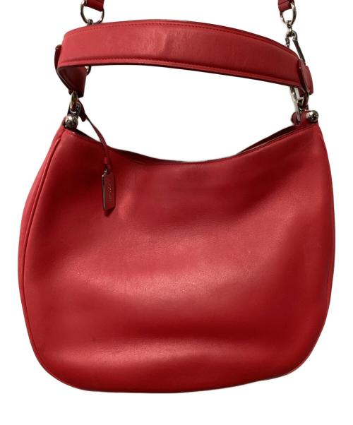 COACH（コーチ）COACH (コーチ) 2WAYバッグ レッドの古着・服飾アイテム