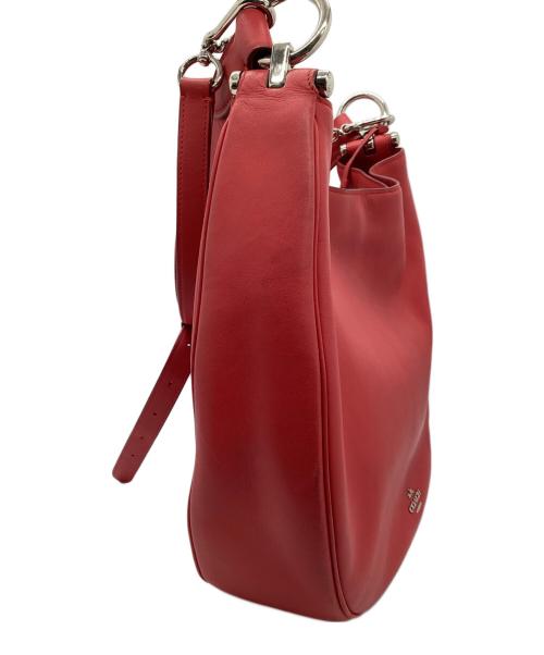 COACH（コーチ）COACH (コーチ) 2WAYバッグ レッドの古着・服飾アイテム