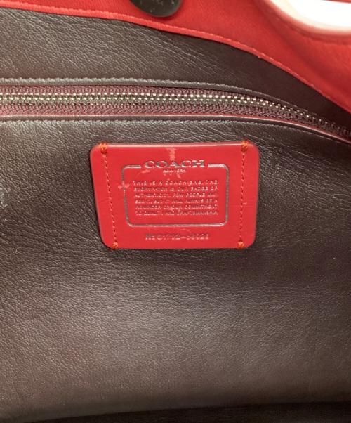 COACH（コーチ）COACH (コーチ) 2WAYバッグ レッドの古着・服飾アイテム