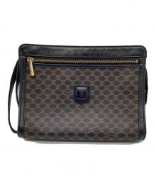 CELINE（セリーヌ）の古着「クラッチバッグ」｜ブラック×ブラウン