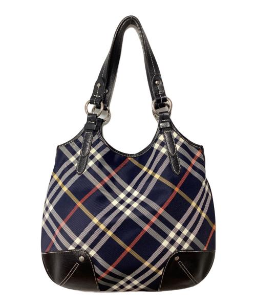 BURBERRY BLUE LABEL（バーバリー ブルー レーベル）BURBERRY BLUE LABEL (バーバリー ブルー レーベル) トートバッグ ネイビーの古着・服飾アイテム