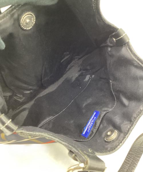 BURBERRY BLUE LABEL（バーバリー ブルー レーベル）BURBERRY BLUE LABEL (バーバリー ブルー レーベル) トートバッグ ネイビーの古着・服飾アイテム