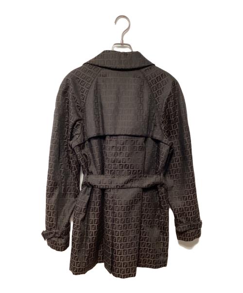 FENDI（フェンディ）FENDI (フェンディ) ダブルコート ブラウン サイズ:記載なしの古着・服飾アイテム