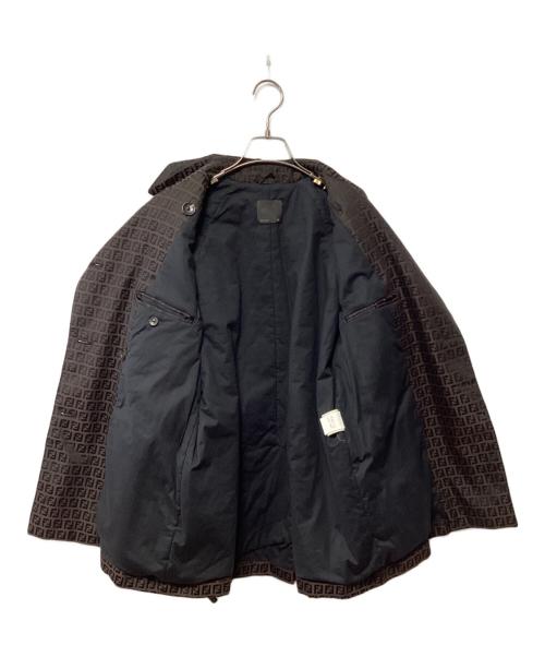 FENDI（フェンディ）FENDI (フェンディ) ダブルコート ブラウン サイズ:記載なしの古着・服飾アイテム