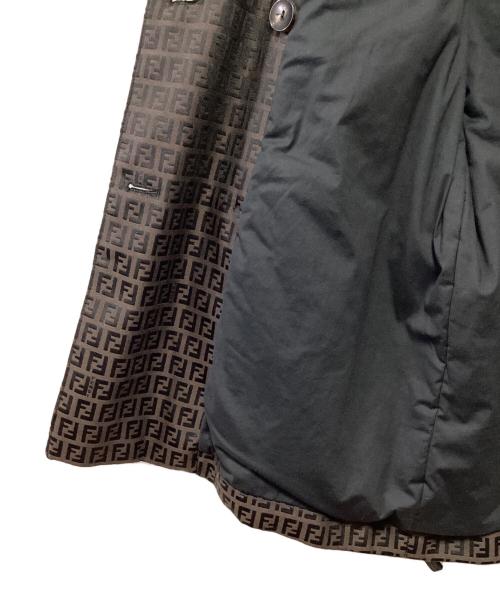 FENDI（フェンディ）FENDI (フェンディ) ダブルコート ブラウン サイズ:記載なしの古着・服飾アイテム