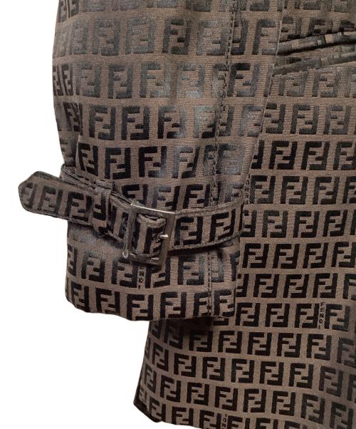 FENDI（フェンディ）FENDI (フェンディ) ダブルコート ブラウン サイズ:記載なしの古着・服飾アイテム