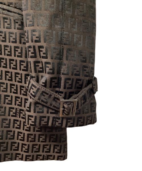 FENDI（フェンディ）FENDI (フェンディ) ダブルコート ブラウン サイズ:記載なしの古着・服飾アイテム