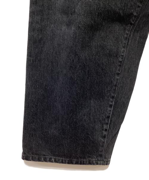 stein（シュタイン）stein (シュタイン) ワイドフックドジーンズ ブラック サイズ:Lの古着・服飾アイテム