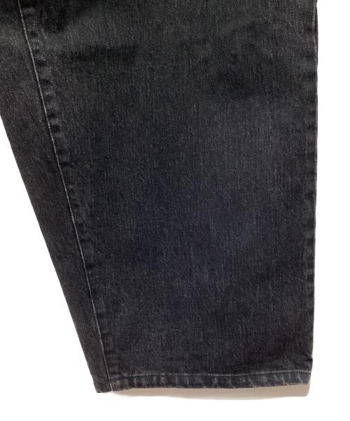 stein（シュタイン）stein (シュタイン) ワイドフックドジーンズ ブラック サイズ:Lの古着・服飾アイテム