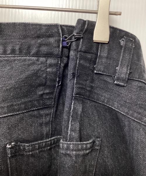stein（シュタイン）stein (シュタイン) ワイドフックドジーンズ ブラック サイズ:Lの古着・服飾アイテム