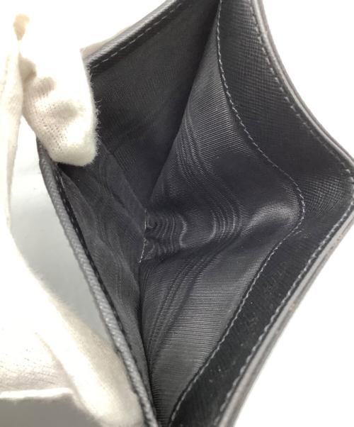 PRADA（プラダ）PRADA (プラダ) 3つ折り財布 ブラックの古着・服飾アイテム