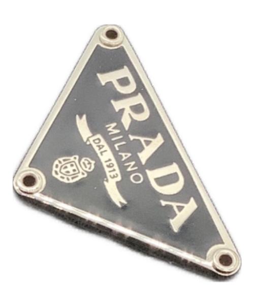 PRADA（プラダ）PRADA (プラダ) 3つ折り財布 ブラックの古着・服飾アイテム