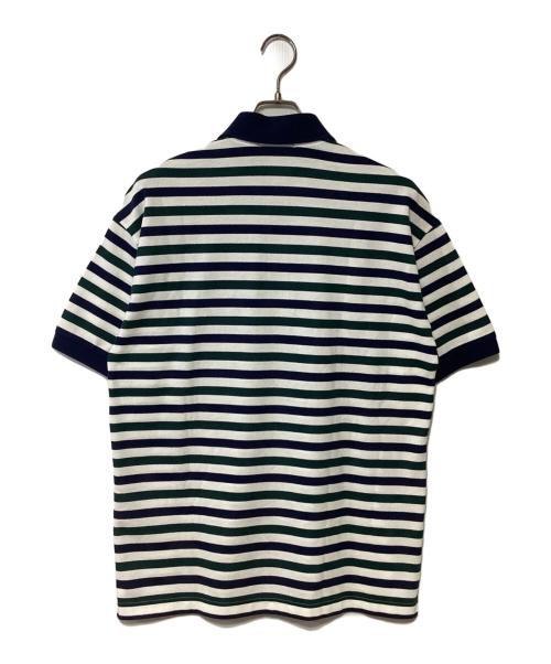 FRED PERRY（フレッドペリー）FRED PERRY (フレッドペリー) BEAMS (ビームス) ポロシャツ グリーン×ネイビー×ホワイト サイズ:S 未使用品の古着・服飾アイテム