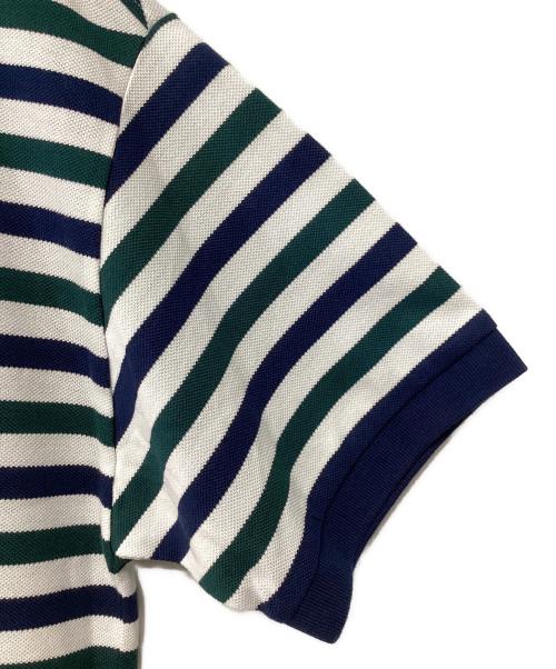 FRED PERRY（フレッドペリー）FRED PERRY (フレッドペリー) BEAMS (ビームス) ポロシャツ グリーン×ネイビー×ホワイト サイズ:S 未使用品の古着・服飾アイテム