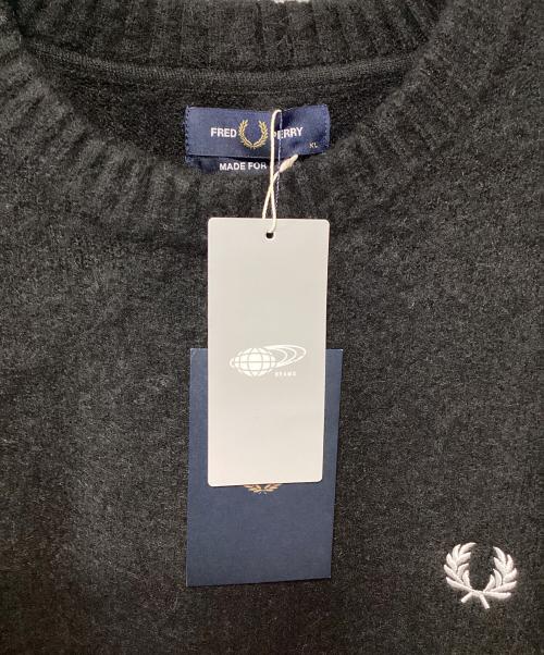 FRED PERRY（フレッドペリー）FRED PERRY (フレッドペリー) 厚手ニット ブラック サイズ:XL 未使用品の古着・服飾アイテム