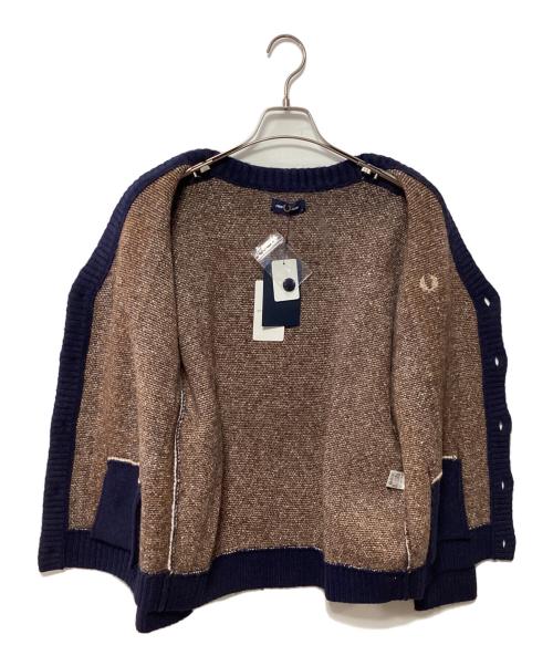 FRED PERRY（フレッドペリー）FRED PERRY (フレッドペリー) 厚手カーディガン ネイビー サイズ:M 未使用品の古着・服飾アイテム