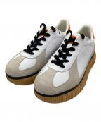 Onitsuka Tigerオニツカタイガー）の古着「ローカットスニーカー」｜ホワイト×オレンジ