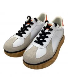 Onitsuka Tiger（オニツカタイガー）の古着「ローカットスニーカー」｜ホワイト×オレンジ