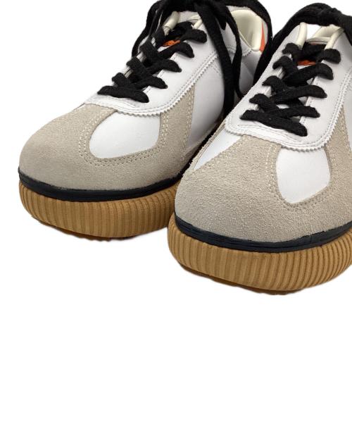Onitsuka Tiger（オニツカタイガー）Onitsuka Tiger (オニツカタイガー) ローカットスニーカー ホワイト×オレンジ サイズ:24の古着・服飾アイテム