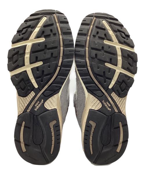 NEW BALANCE（ニューバランス）NEW BALANCE (ニューバランス) ローカットスニーカー ライトグレー×ブラウン サイズ:26の古着・服飾アイテム